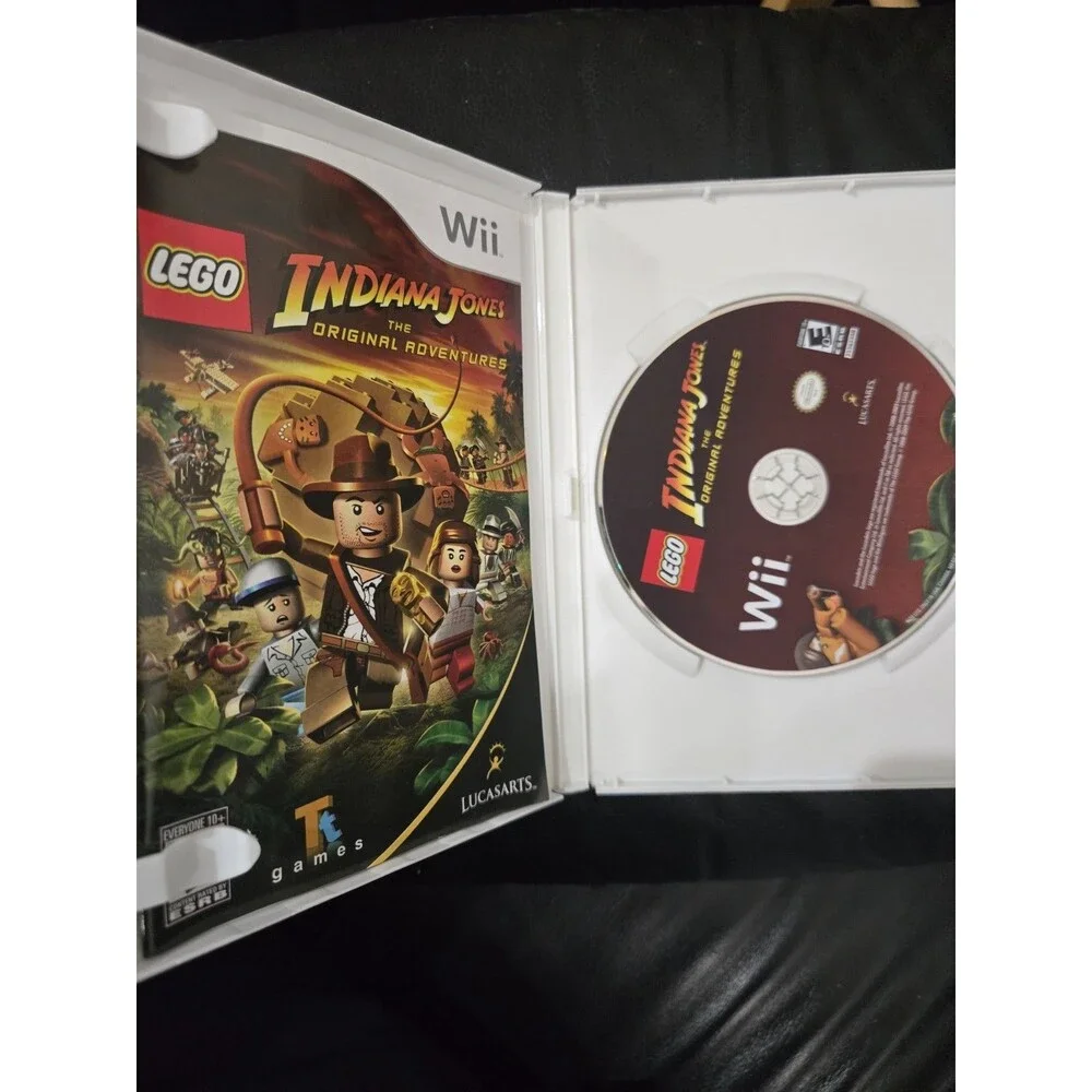 Lego Indiana Jones the Original Adventures (Nintendo Wii, 2008) Complete